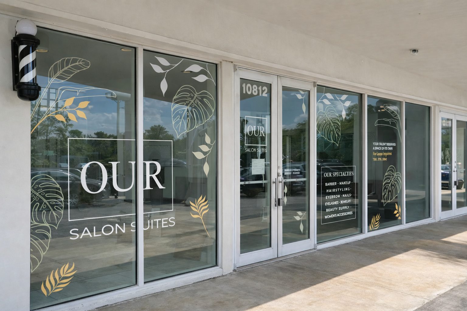 OUR Salon Suites entrance